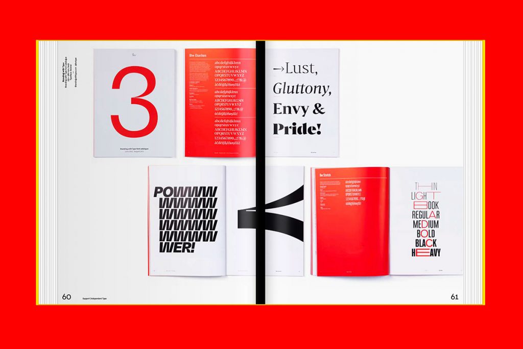 Support Independent Type—the New Culture of Type Specimens - slanted