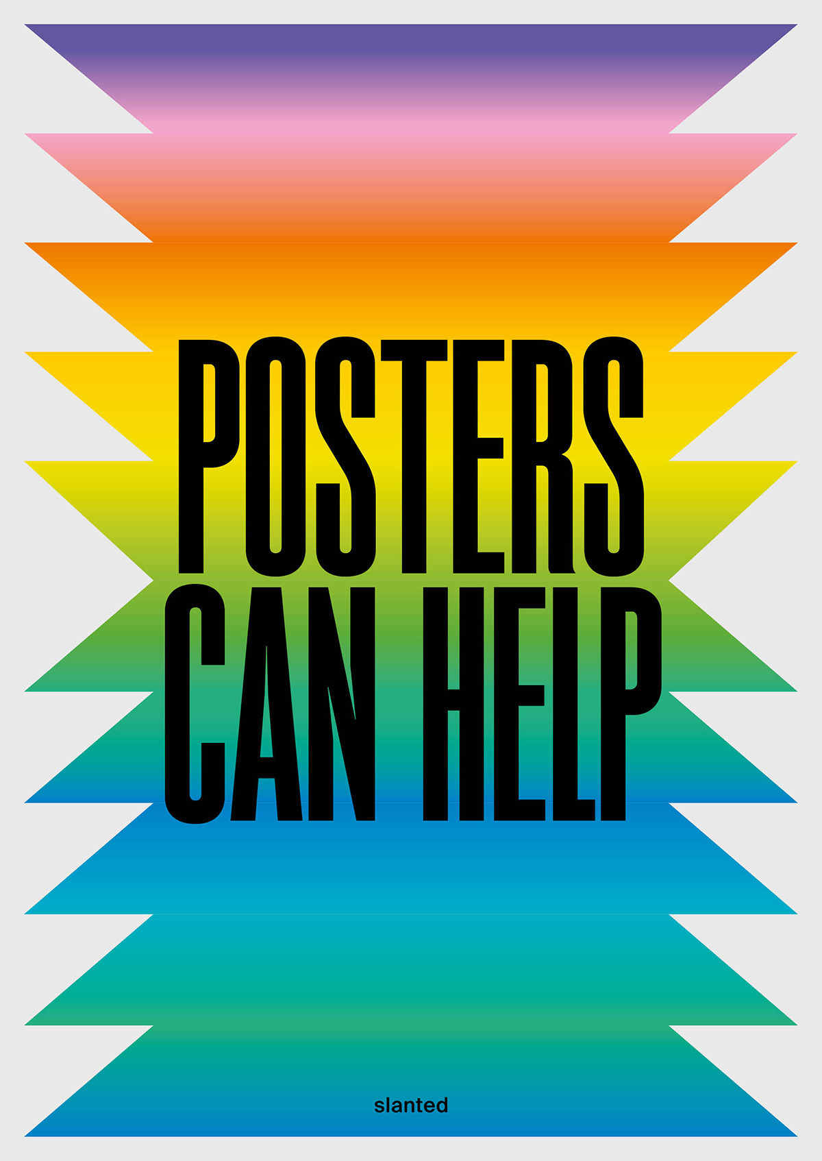 Posters Can Help - slanted