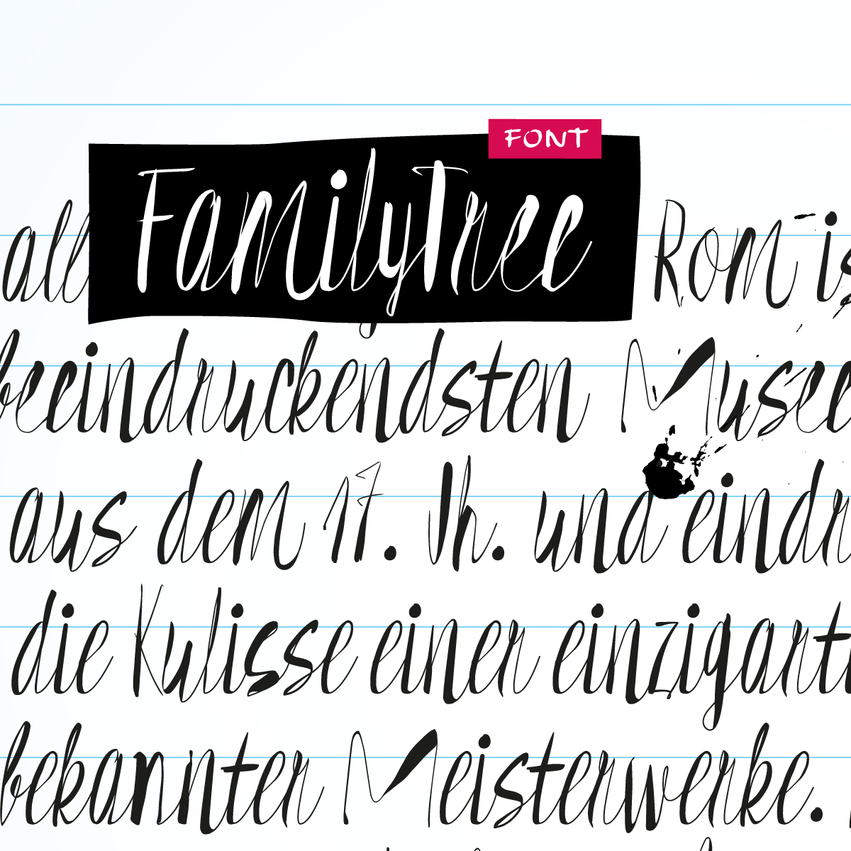 Family Tree font