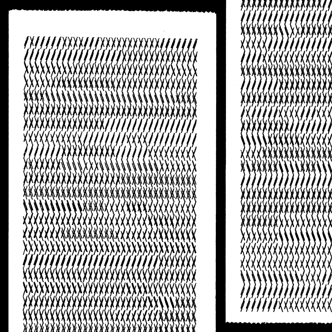 Thermal Printer Concrete Poetry