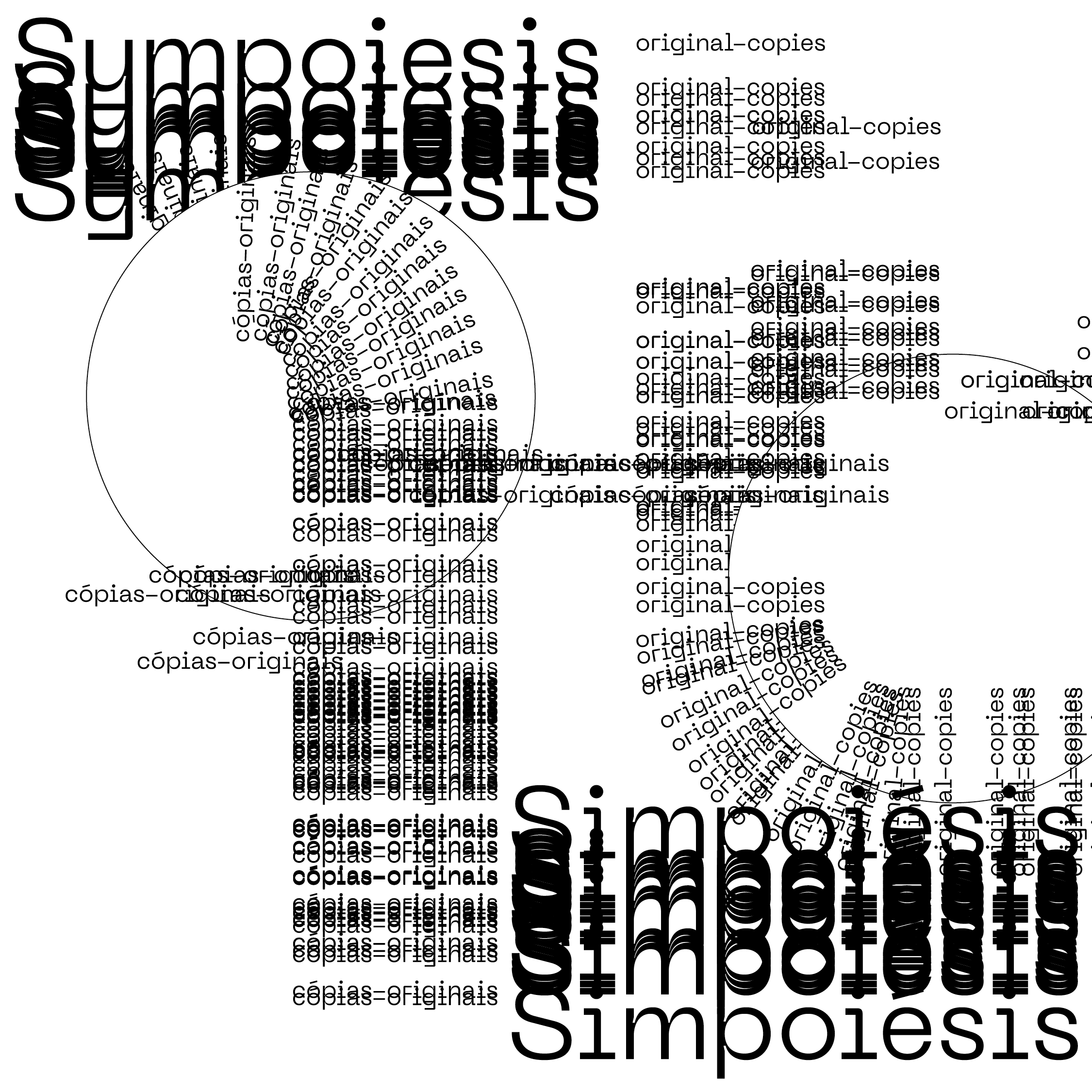 Sympoiesis: original-copies