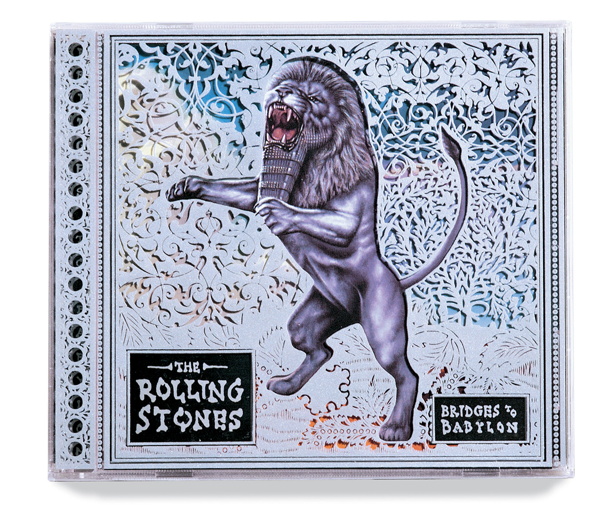 11.-Stefan-Sagmeister,-Bridges-to-Babylon-by-The-Rolling-Stones-(album-booklet),-print,-4-¾-x-4-¾-inches