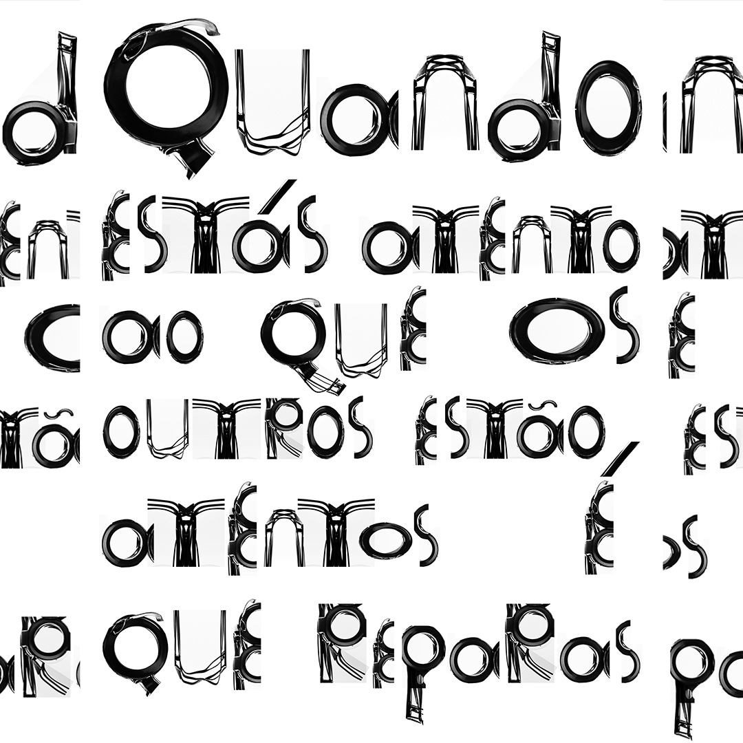 Letras com óculos