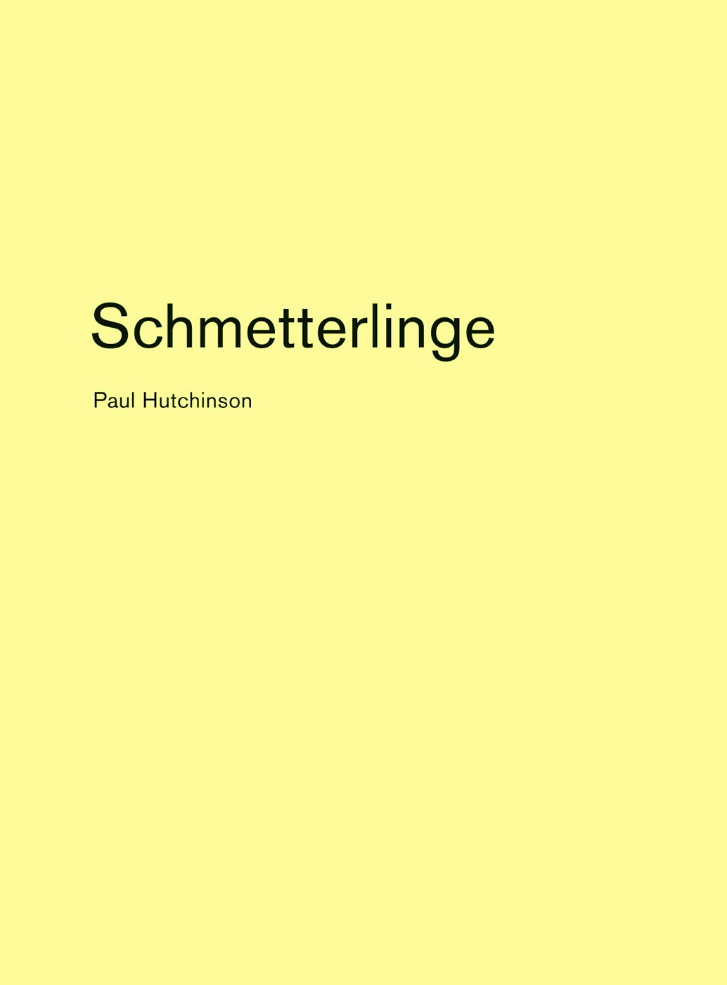 Paul Hutchinson: Schmetterlinge