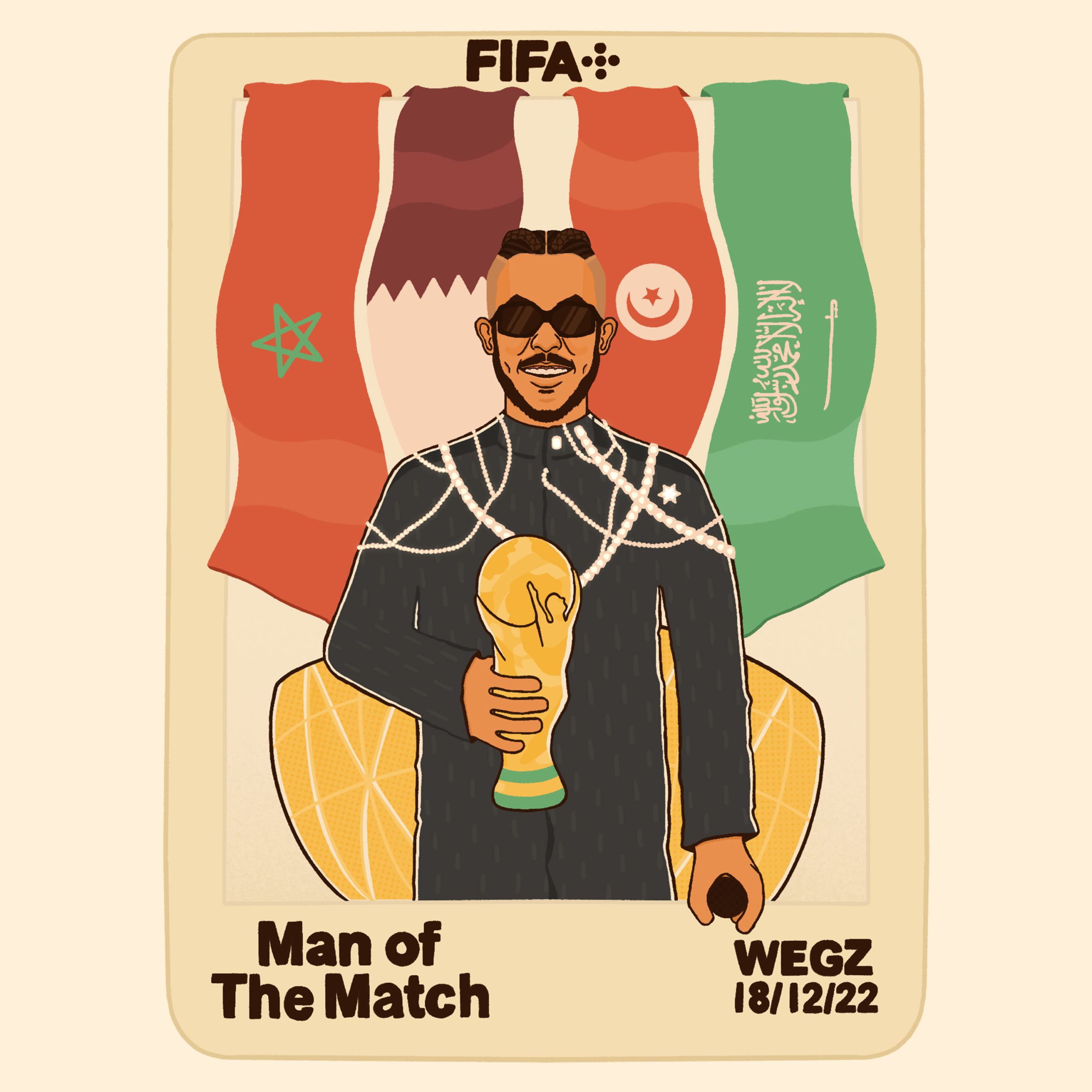 Man of the match, Wegz! from "Celebrating and embracing the succes of Egyptian artists"